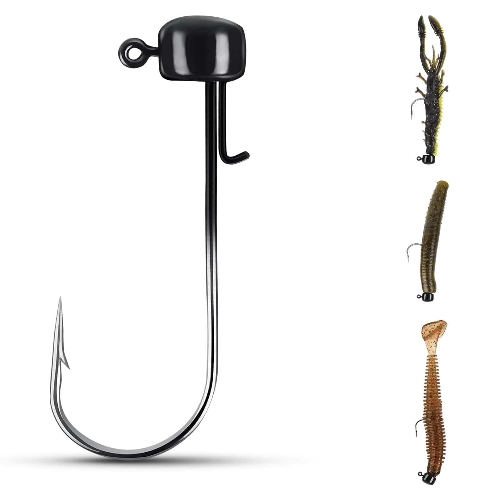 MadBite 24 Pack Ned Rig Jig Hook Kits