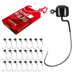 MadBite 24 Pack Ned Rig Jig Hook Kits