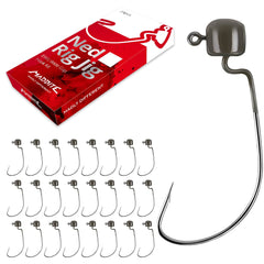 MadBite 24 Pack Ned Rig Jig Hook Kits