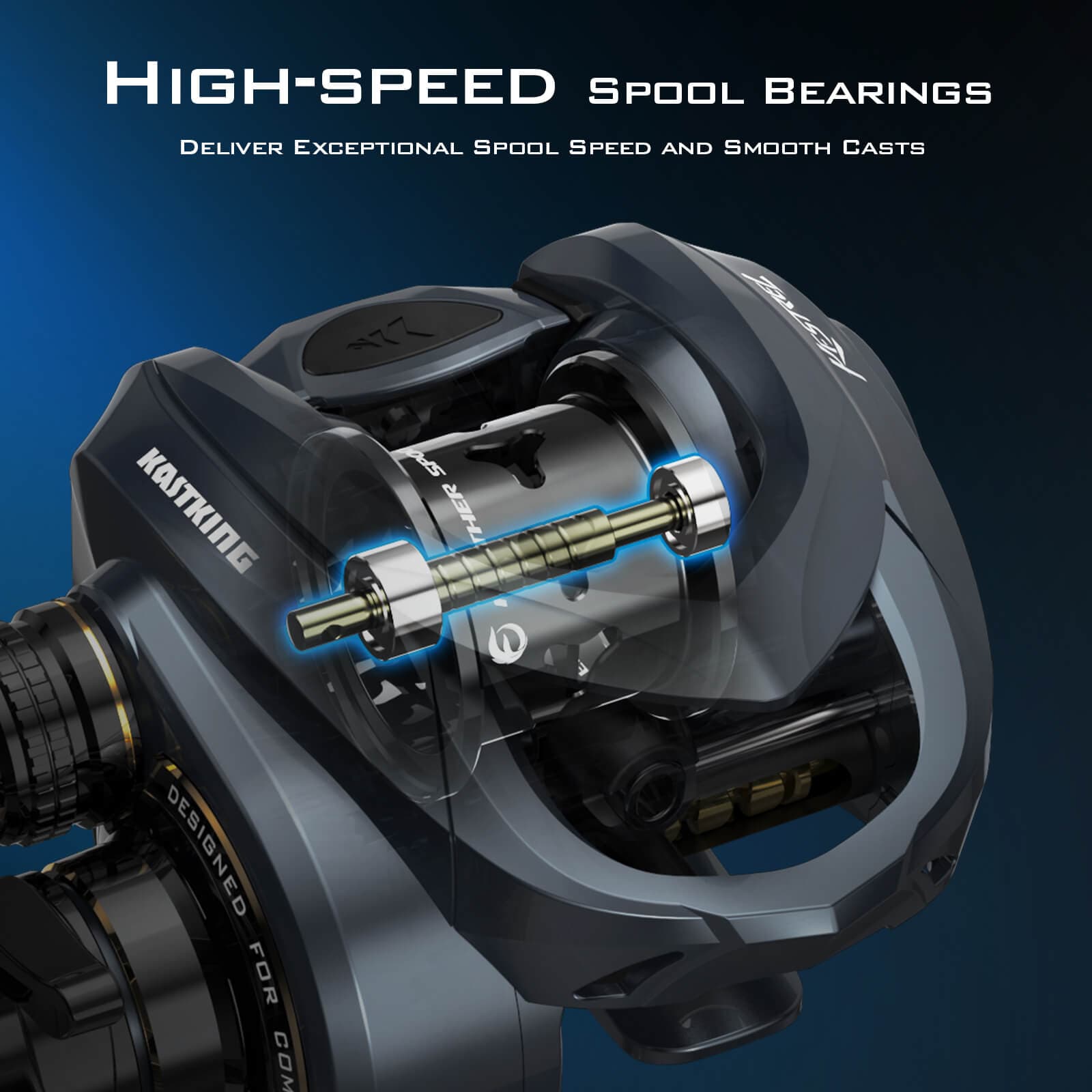 [Pre Sale]KastKing Kestrel Elite Magnesium Frame BFS Finesse Baitcasting Reel