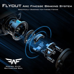 [Pre Sale]KastKing Kestrel Elite Magnesium Frame BFS Finesse Baitcasting Reel