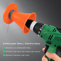 KastKing Line stripper for Cordless Drill