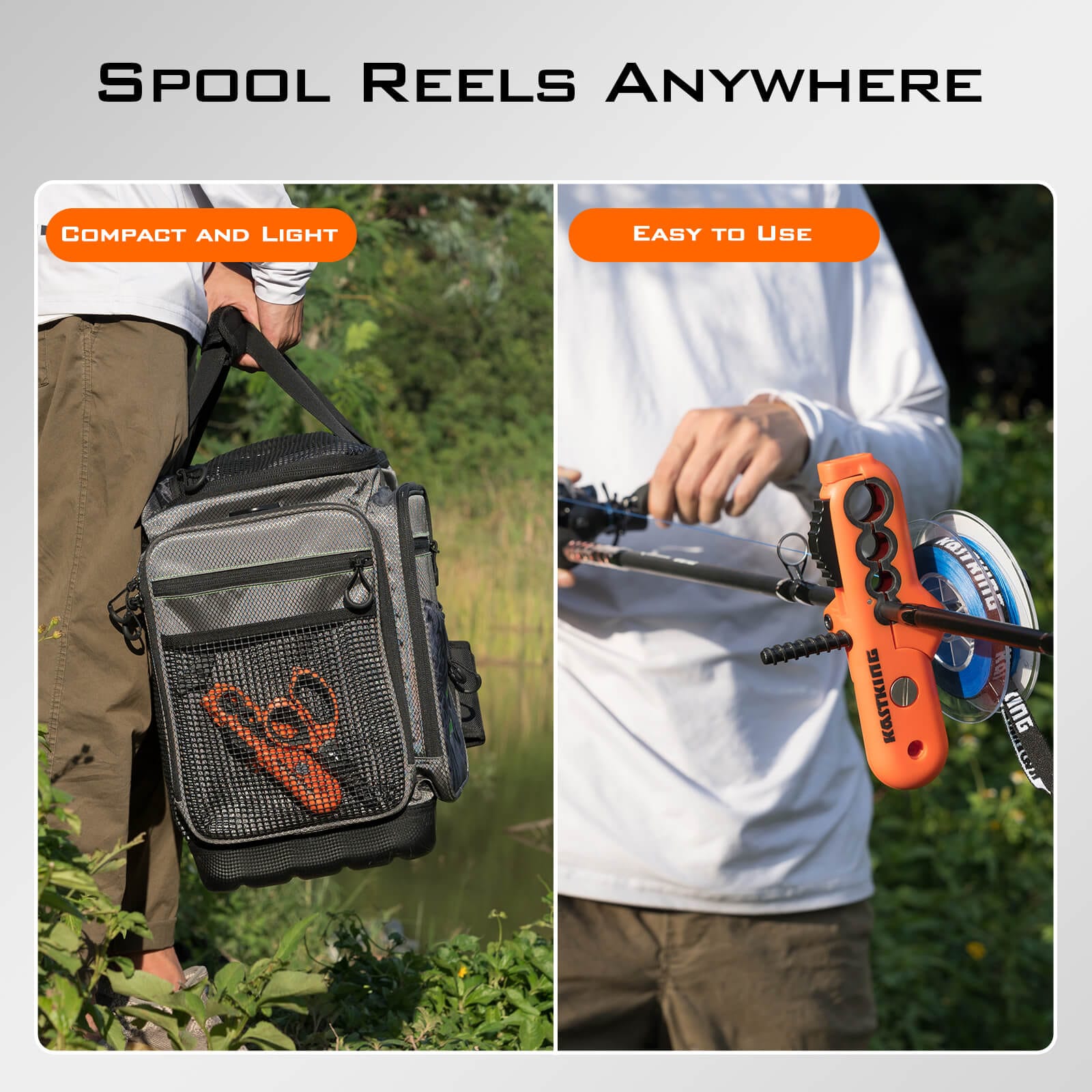 KastKing Patented Radius Line Spooler and Fishing Scissors