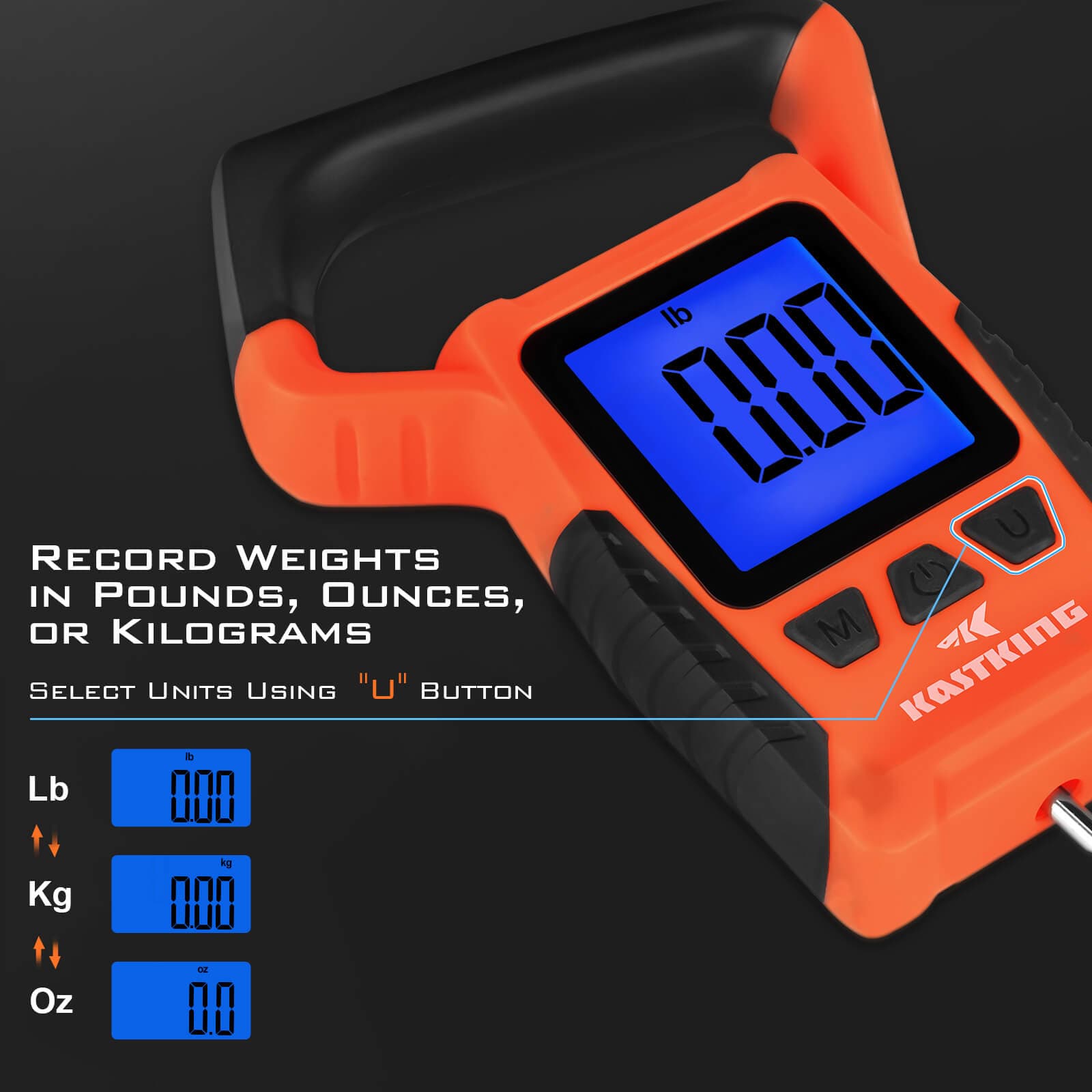 KastKing WideView Floating Waterproof Digital Scale