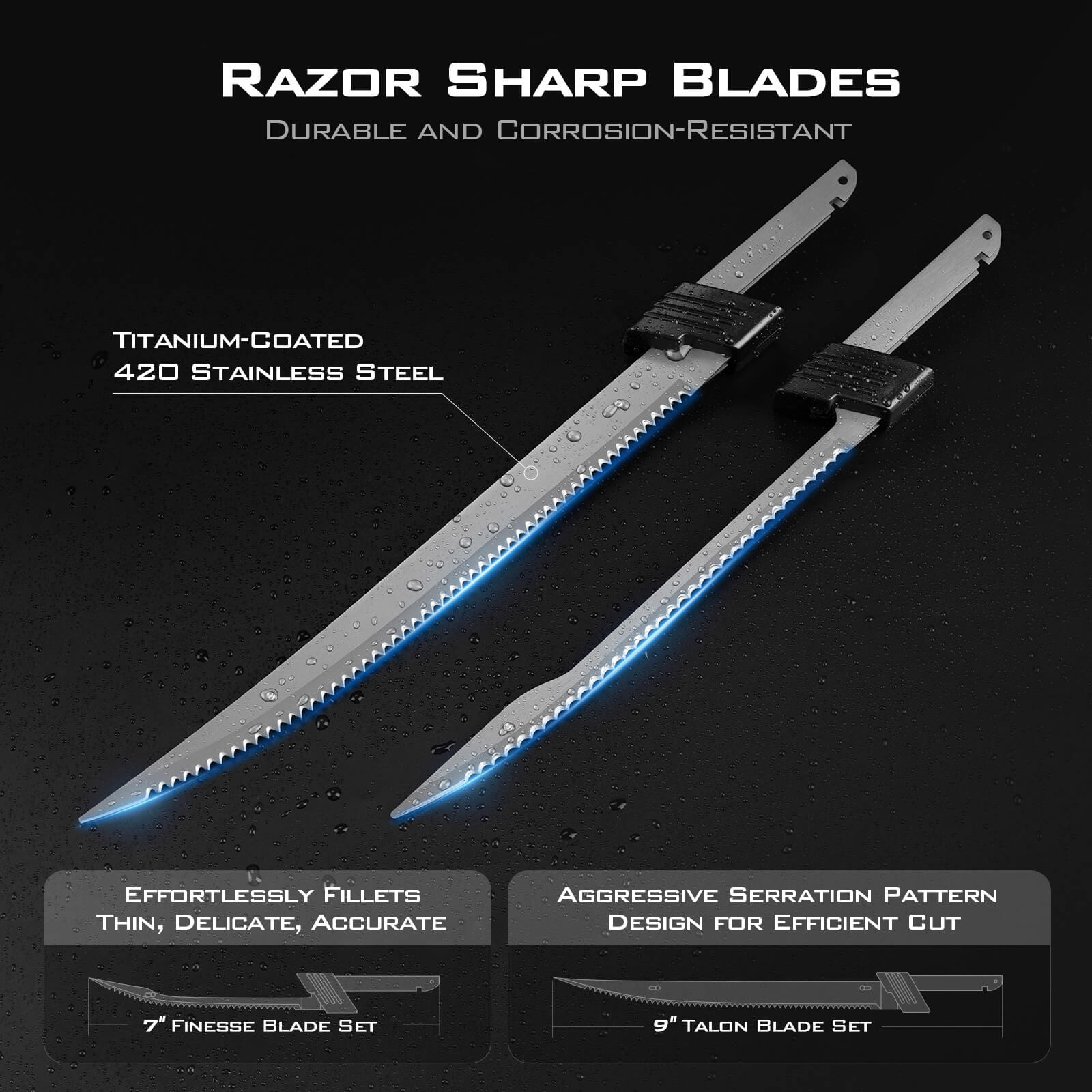 KastKing Speed Demon Pro Lithium-ion Electric Fillet Knife-Angler Pack