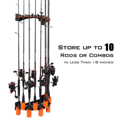 KastKing V10LS Spooling Station and Rod Rack