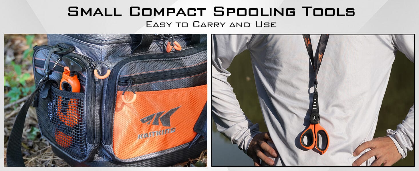 KastKing Patented Radius Line Spooler and Fishing Scissors