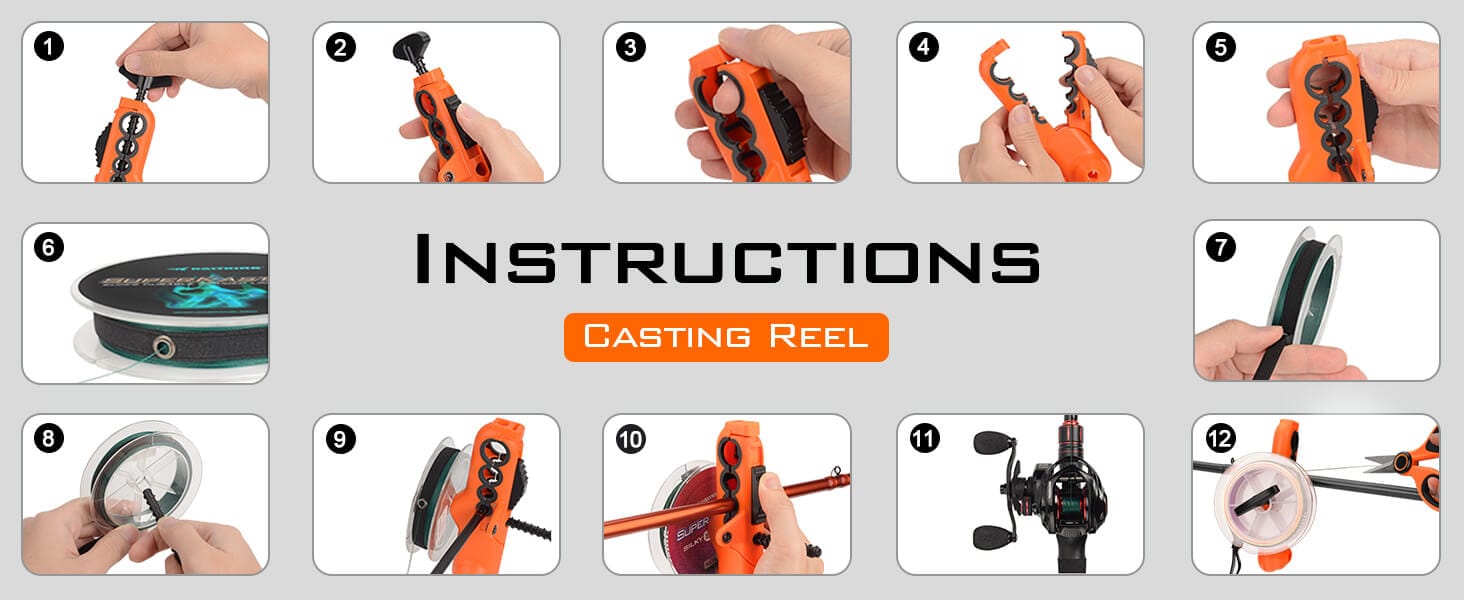 Casting Reel Fishing Line Spooler