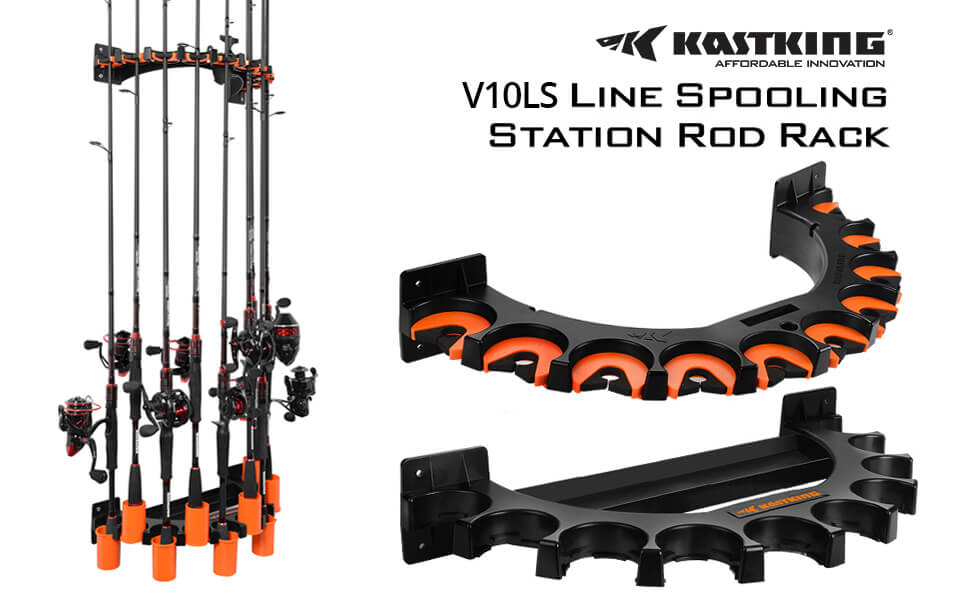 KastKing V10LS Spooling Station and Rod Rack