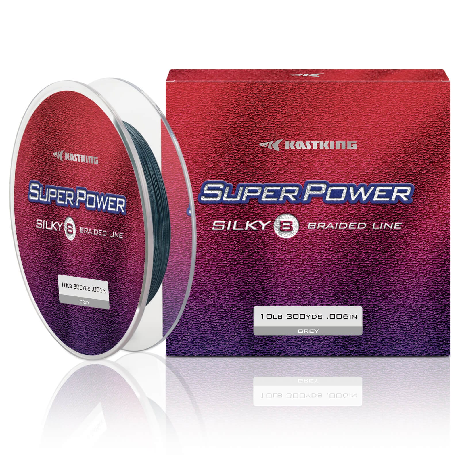 KastKing SuperPower Silky8 Braided Line - 300YDS