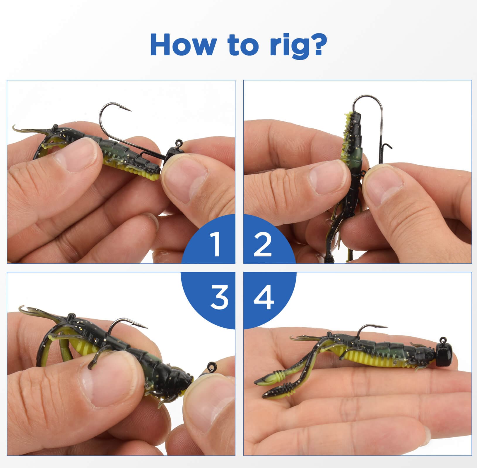 MadBite 24 Pack Ned Rig Jig Hook Kits