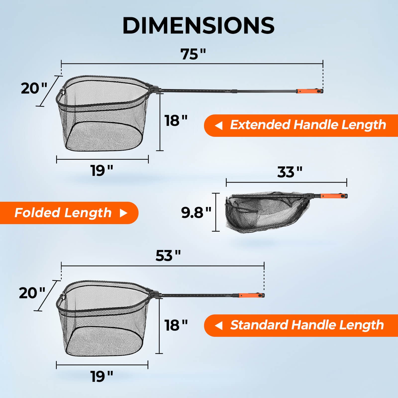 KastKing Brutus Foldable Extendable Fishing Net