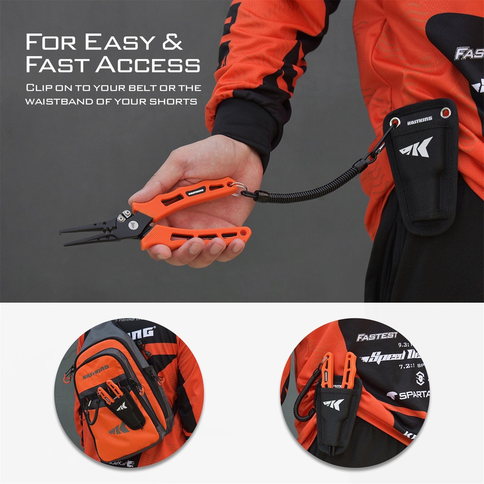 KastKing Cutthroat 7" Stainless Steel Pliers