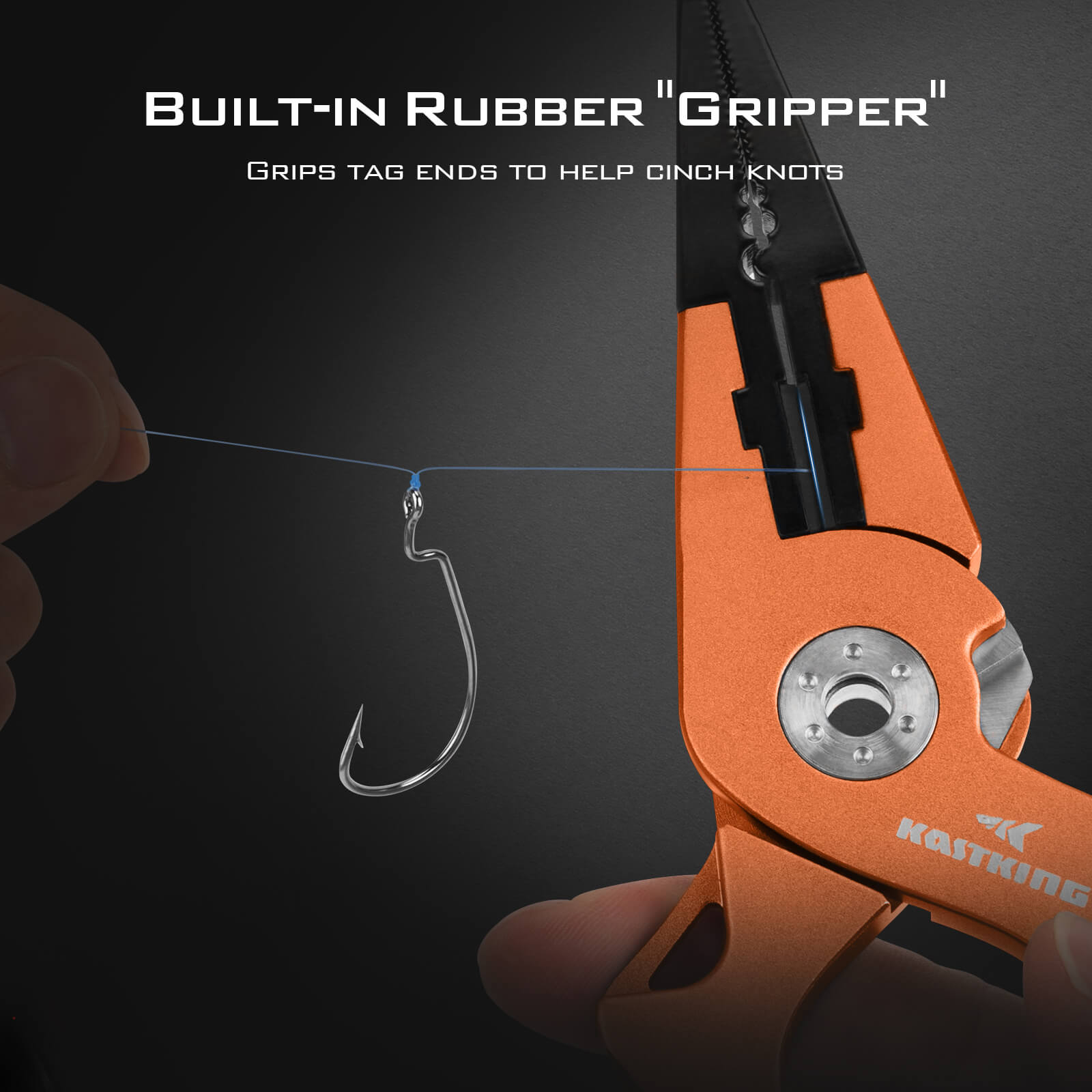 KastKing Gila 7.5-inch Fishing Pliers with Scissor Line Cutters