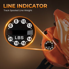 KastKing Lethal Blaze Twin-Tip Baitcaster Rod and Reel Combo