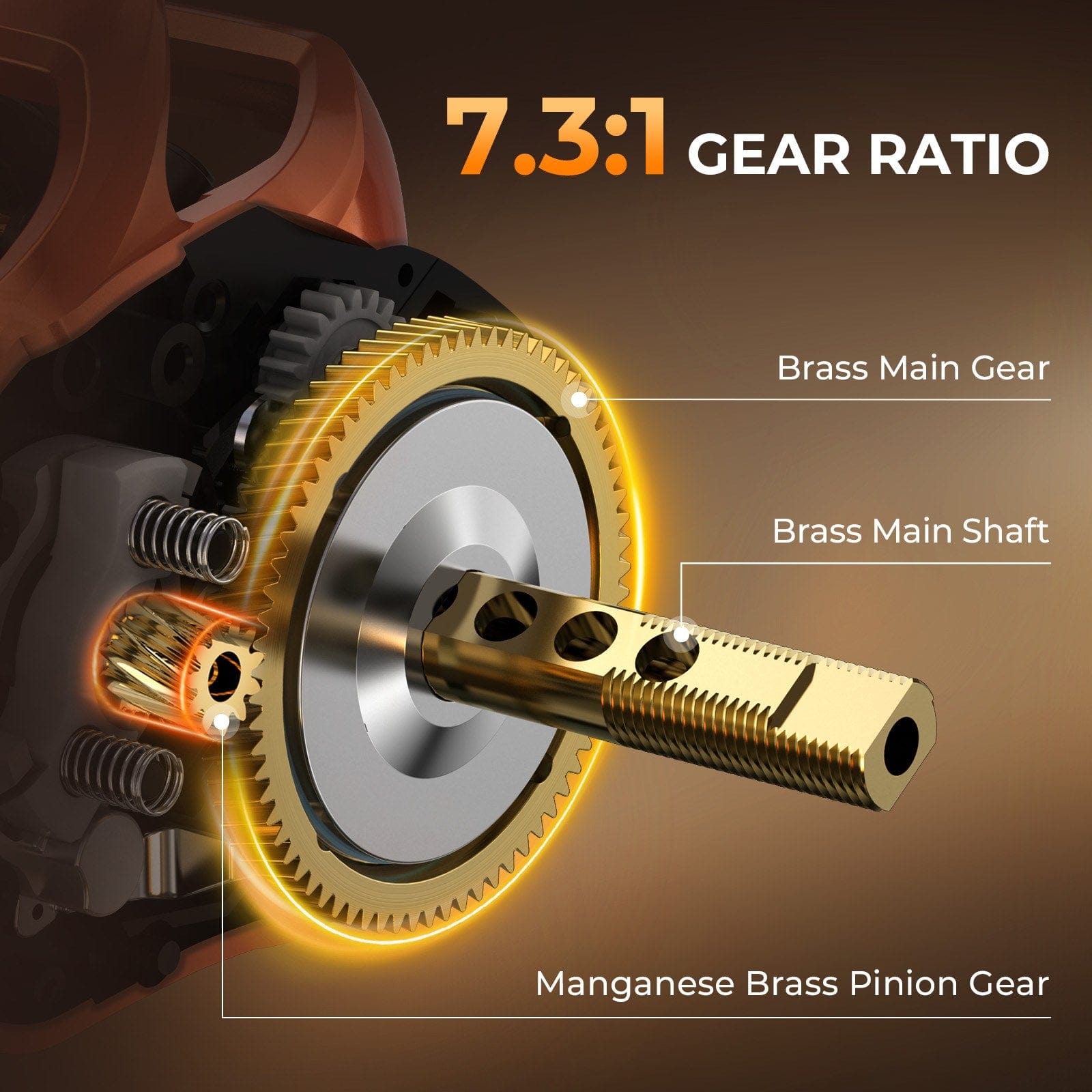 KastKing Lethal Blaze Twin-Tip Baitcaster Rod and Reel Combo