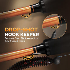 KastKing Lethal Blaze Twin-Tip Baitcaster Rod and Reel Combo