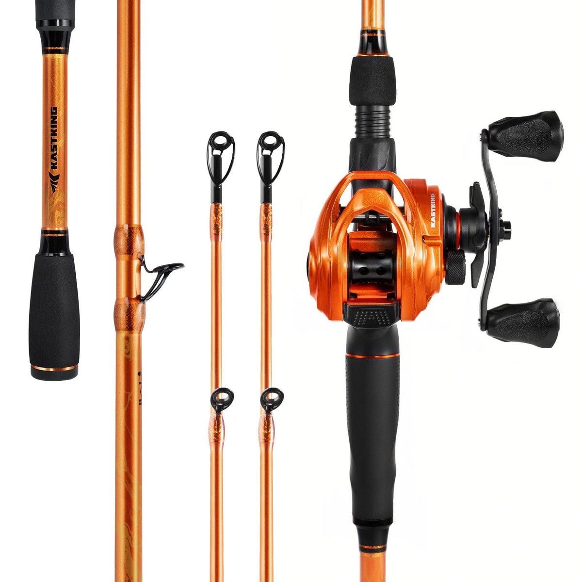 KastKing Lethal Blaze Twin-Tip Baitcaster Rod and Reel Combo