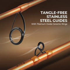 KastKing Lethal Blaze Twin-Tip Baitcaster Rod and Reel Combo