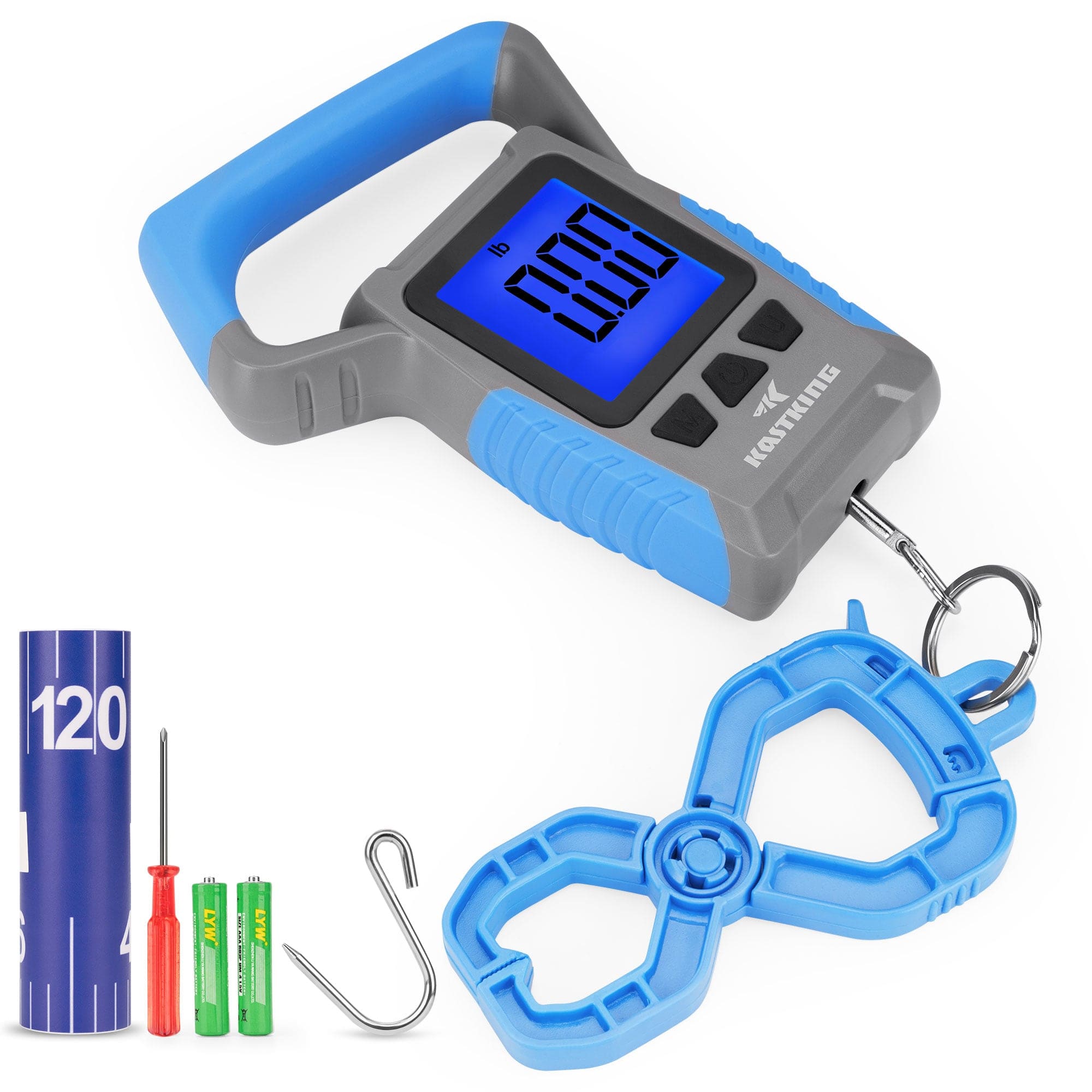 KastKing WideView Floating Waterproof Digital Scale or Lip Grip Combo