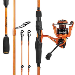 KastKing Lethal Blaze Twin-Tip Spinning Fishing Rod and Reel Combo