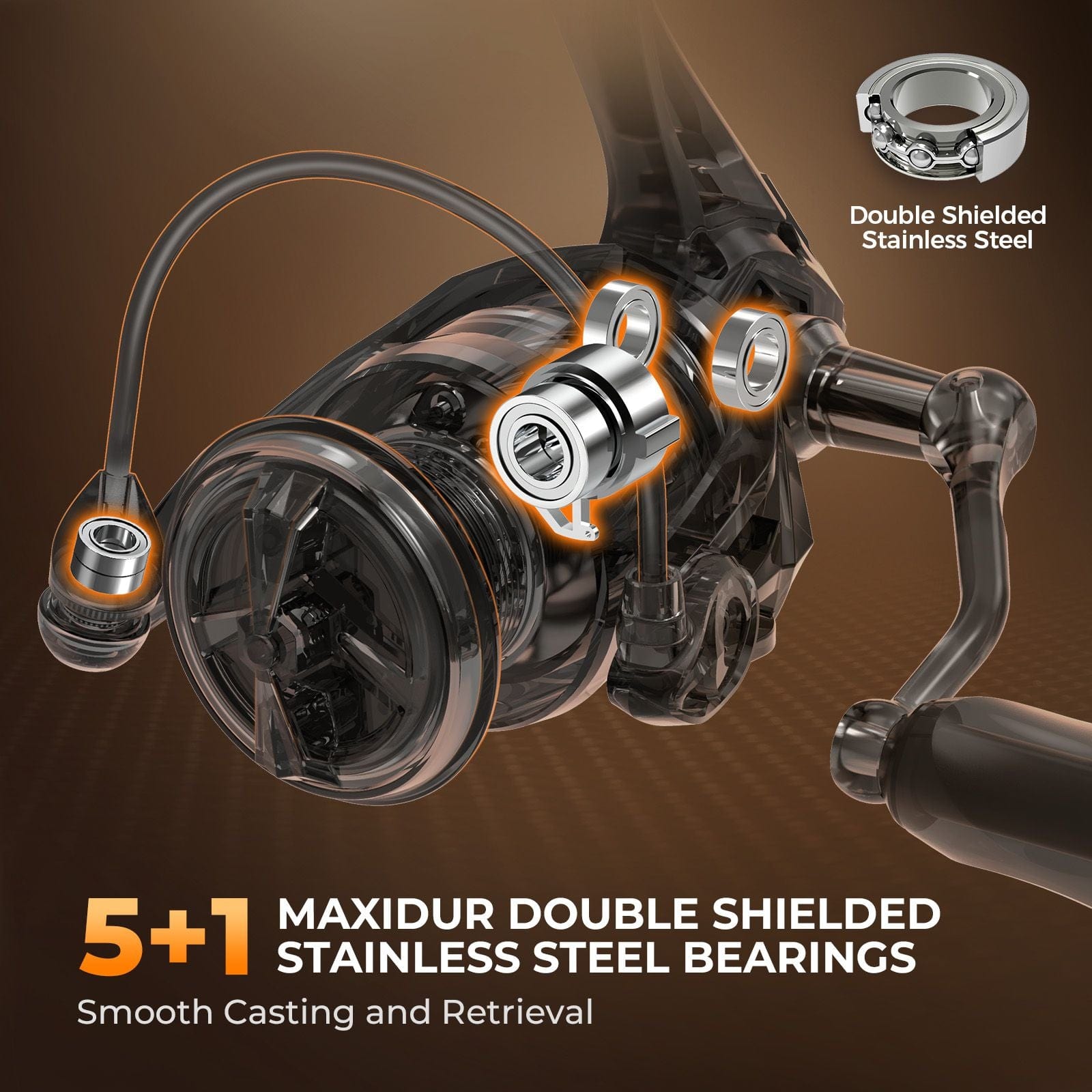 KastKing Lethal Blaze Twin-Tip Spinning Fishing Rod and Reel Combo