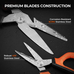 KastKing Paradox Fishing Braid Scissors & Bait Shears Combo