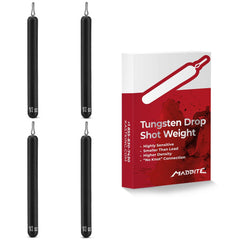 MadBite Tungsten Drop Shot Cylinder Weights