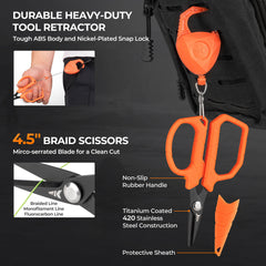 KastKing SteelStream 8pcs Fishing Tool Kit