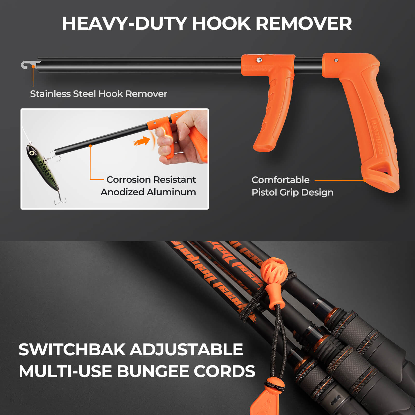 KastKing SteelStream 8pc Fishing Tool Kit