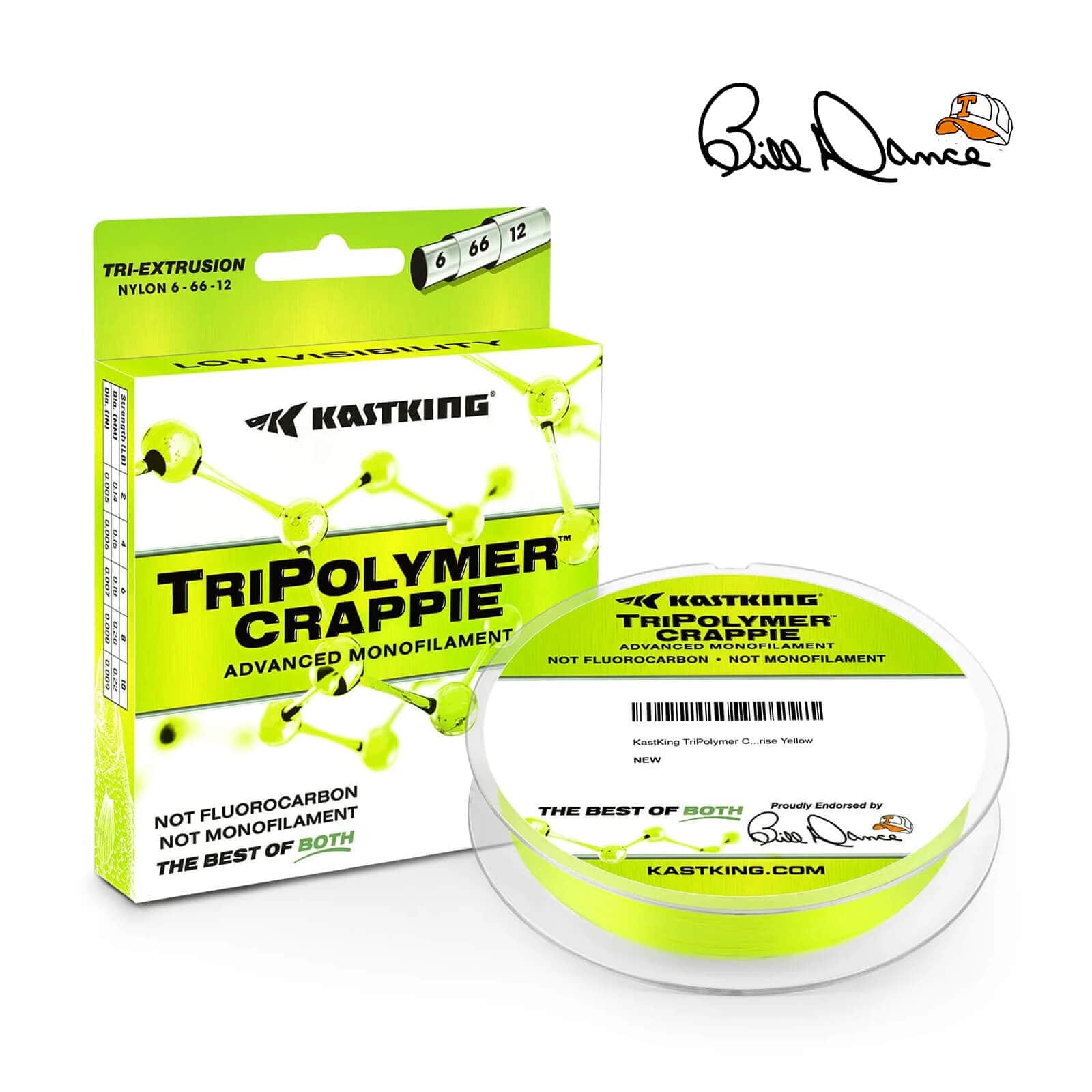 KastKing TriPolymer Crappie Advanced Monofilament Fishing Line
